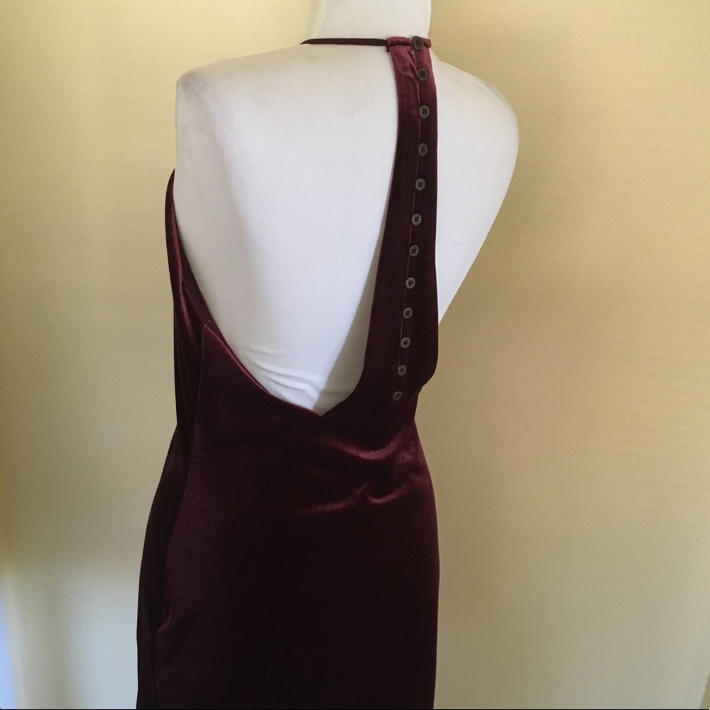 Velvet Racerback Dress - Picture 2 of 8